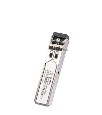 China Telecommunication 1.25G SFP Module 850nm SFP+ DDMI Single Mode 550m Transceiver Module for sale