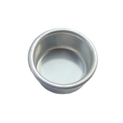 China Manufacturers Foshan Simplicity Aluminum Cups Small Metal Candle Wax Cups Shell Utensils Wholesale Modern Christmas Aluminum Candle Holder for sale