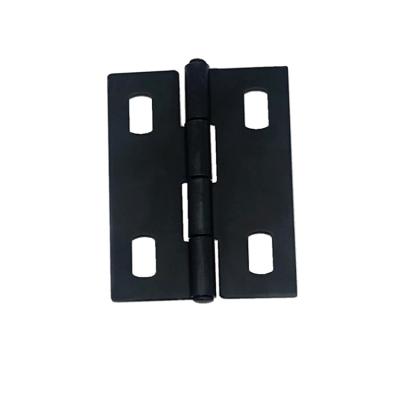 China Modern Spray Black Paint Hinges Wholesale Door And Window Furniture Hinge Industrial Metal Welding Hinge for sale