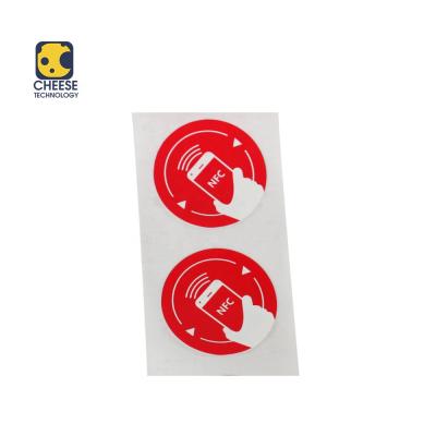 China Paper / PVC PET Passive RFID Sticker ISO14443A 13.56MHz Tag Printable NFC Sticker HF Label RFID NFC Tag for sale