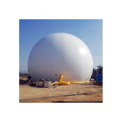 China Industry Fuel Biogas Storage Bag Top Mounted On Biodigester Bio Gas Plant for sale