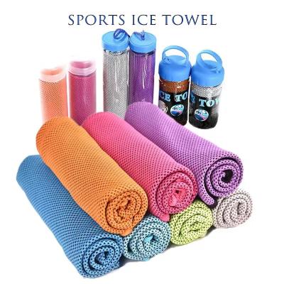 China Safe for Kids Keeps Body Temperature Lower Cool Bag Magic Ice Cool Silicone Travel Artifact Towel Summer Sports Cooling Towel for sale