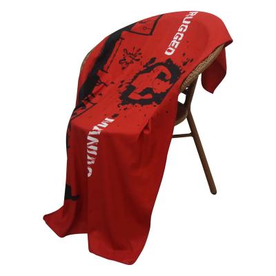 China QUICK DRY Custom Microfiber Sublimated Digital BeachTowel Sublimation Printed Logo Sports Promotion Personalized Soft Beach Beach Towel for sale