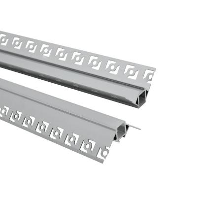 China 6063 Aluminum Alloy Connectable Led Profile Bar 55x24mm Connectable Aluminum Alloy Led Profile Bar 90 Degree 45 Degree Angle Led Wall External Corner Aluminum Profile for sale