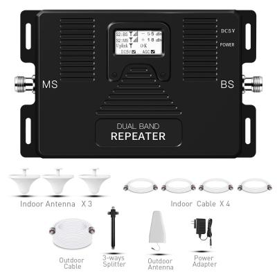 China 70dB Gain 2G 3G 4G Repeater Amplifier Band5 Band2 850MHz 1900MHz for sale