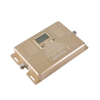 China 2G 3G 4G Mobile Dual Band Signal Booster Customized Gold Color for sale