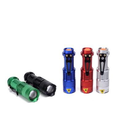 China Camping Led Crank Flashlight Flashlight For Gun Zoom Waterproof Mini Flashlight for sale