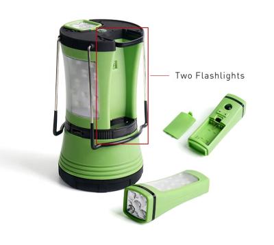 China Hook Compass Earthquake Relief Tent Multifunctional Super Bright Hanging Camping Lantern 2 Detachable Flashlight for sale