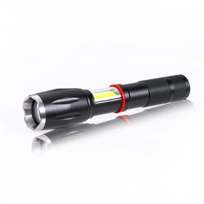 China Mini Camping Led Aluminum Attack Light Mini Led Torch Flash Light Rechargeable Super Bright Pocket Flashlight Head Defense Torch for sale