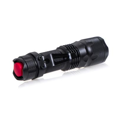 China Mini Outdoor Telescopic Flashlight Zoom Camping Mount LED Flashlight Rechargeable Rechargeable Flashlight for sale