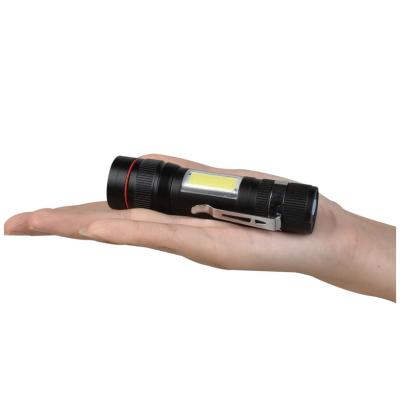 China Camping Rechargeable Tactical Flashlight Lens Flashlight 14500 Led Rechargeable Torch Light for sale