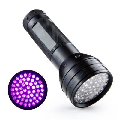 China Portable Blacklight Amber Detector Light Pet Urine Urine Emergency Detector UV Flashlight 51 LED 395nm Portable for sale