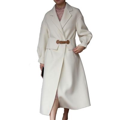 China Breathable White OEM Customized Wholesale Women Cashmere Parka Winter Coats For Ladies Women for sale