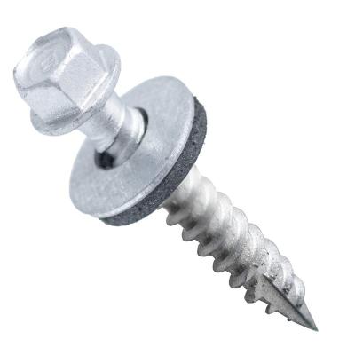 China Truss Hex Drill Screw, Stainless Steel Metal Hex Flange Truss Pan Hex Head Self Drilling Self Drilling Screw with Rubber Gasket for sale