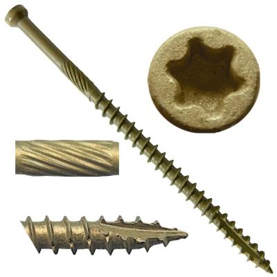 China Factory direct sale flat professional design decorative brass head screws for furniture for sale