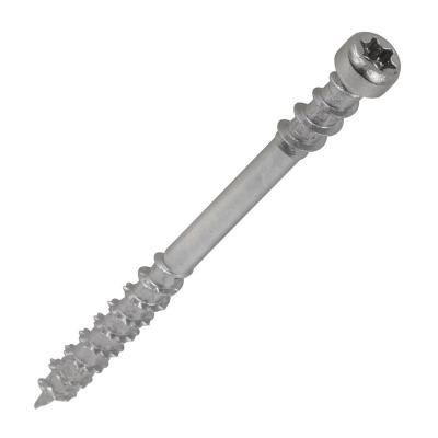 China Pan 304 Stainless Steel Deck Screws Flat Head Wood Screw Pocket Hole Screw for sale