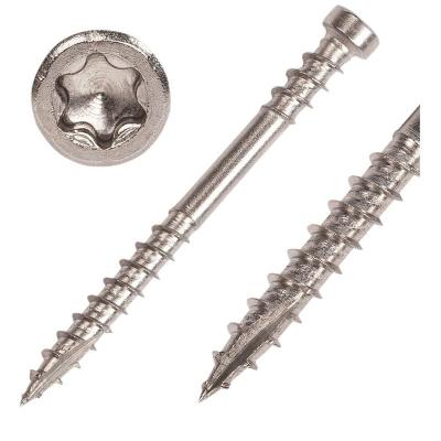 China Pan Custom Stainless Steel 304 Torx Drive Countersunk Head Wood Screw for sale