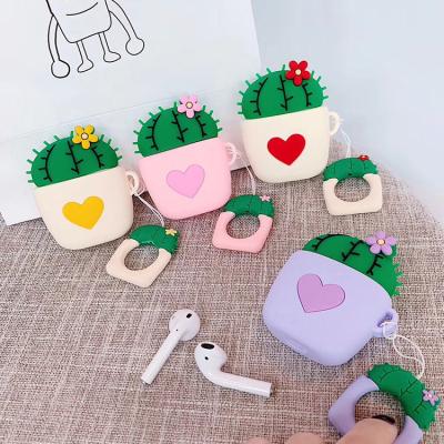 China Cute Many Style Cute Cartoon Silicone In Ear Earphone Case For Airpods for sale