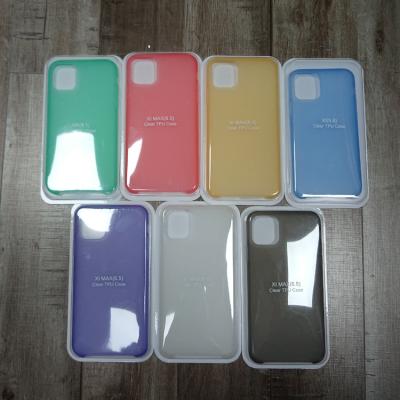 China Scratch Proof Smooth Colorful Soft TPU Cell Phone Clear Case For iphone 11 for sale