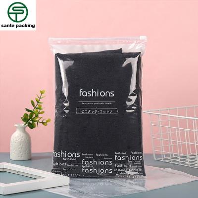 China BIODEGRADABLE Clear Slider Bag Plastic PE Dag Ziplock Bag For Clothes Packing for sale