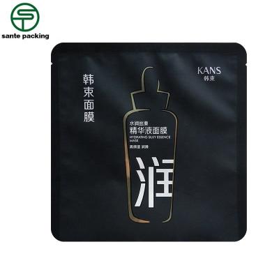 China Recyclable Custom 3 Side Seal Aluminized Flat Bag Zipper Bag With Own Logo for sale