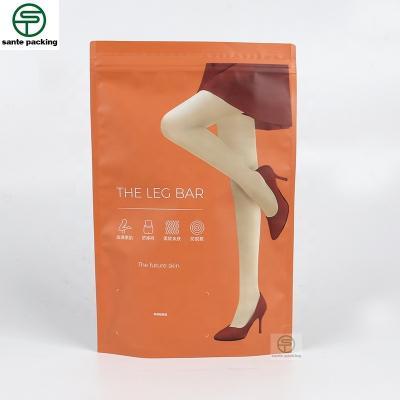 China Recyclable Custom Printed Resealable Rack Up Pouches For Leggings Yoga Pants Tote Bag for sale