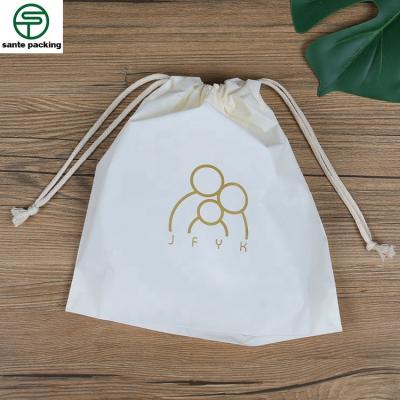 China BIODEGRADABLE Custom Friendly Drawstring Bag Plastic Frosted Bags Packaging Poly Bag For Clothes for sale