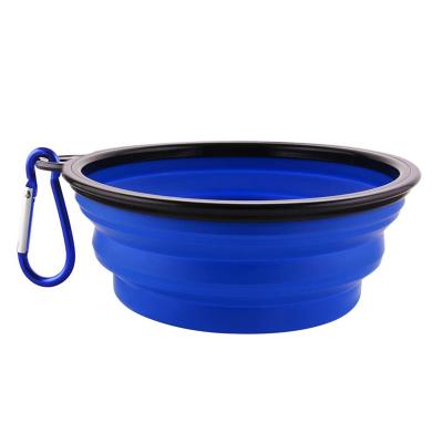 China 11.8oz Sustainable Portable Collapsible TPR Feeding Bowl Dog Driver Pet Environmental Friendly Outdoor Bowl for sale