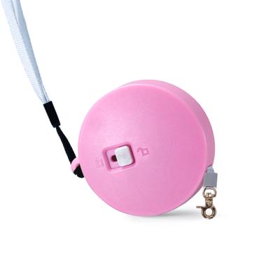 China Viable Wholesale Plastic Nylon Extras Small Mini Dog and Cat Outdoor Walking Leash Retractable Pet Leash for sale