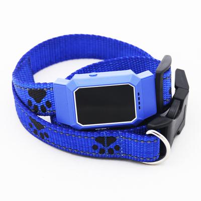 China 2G Gps Dog Tracker Collar Waterproof IP67 Memory 32MB Memory GPS Real Time Pet Viable Anti-Lost Tracking Collar for sale