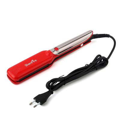 China 2021 new household stainless steel ceramic flat iron hair straightener 220-240V floating view pro ceramic coating hot sale for sale