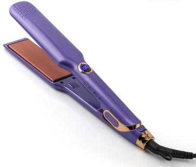 China 2022 New Design Household Hair Straightener Wholesale Professional Hot Flat Iron Wide Plate for sale