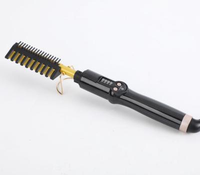 China Nondisposable Classic Copper Straight Comb Electric Hair Brush With Comb Single Side Teeth Hot Comb for sale