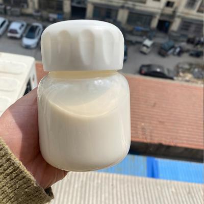 China Customized Viable Small Fat Glass Milk Bottle Milk Bottle Small Coffee Accompanying Cup Glass Bottle for sale