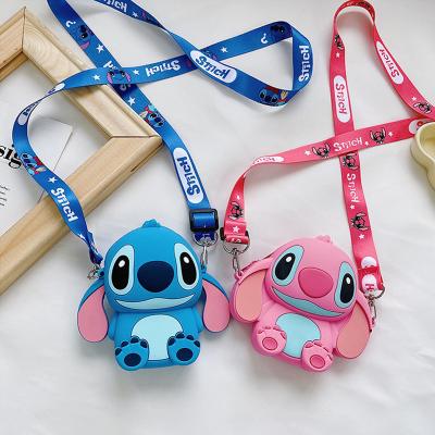 China High Quality 3D Cute Cartoon Pin Shoulder Storage Bag Children Coin Card Cosmetics Pin Purse for sale