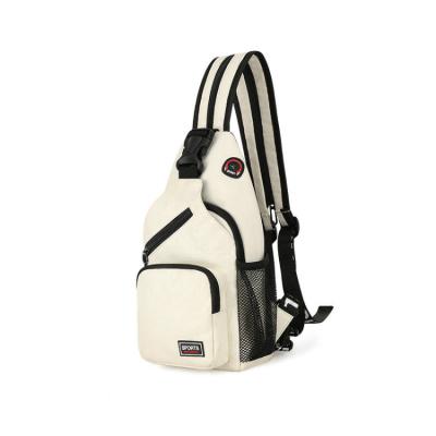 China With Waterproof USB Sling Backpack Women Small Outdoor Travel Messenger Bag Fashion Trunk Bag And Earphone Hole for sale