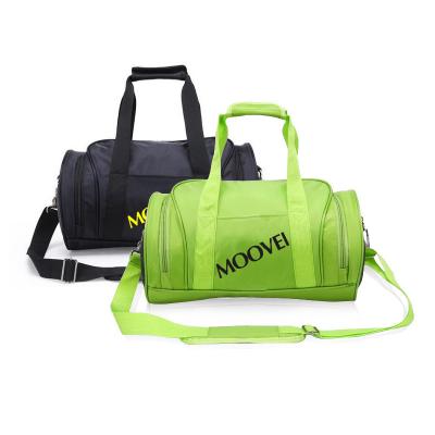 China With Yellow Waterproof USB Oxford Travel Bags Luggage Customized Logo Fitness Sports Gym Bag With Shoe Compartment for sale