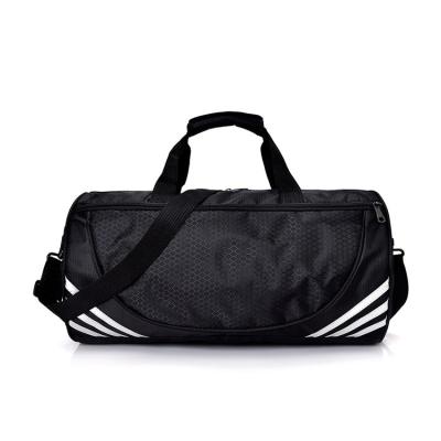 China With USB Fitness Travel Custom Heavy Duty Large Duffel Bag Waterproof Black Nylon Mens Sports Gym Duffel Bag for sale