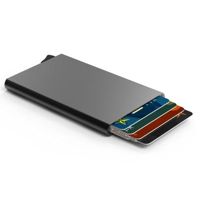 China Amazon Passport Selling Metal Blocking RFID Credit Card Holder Name Card Case With Multi-colors In Stock for sale