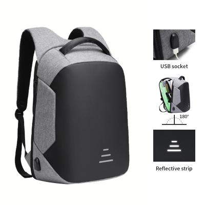 China With logo usb logo flight school backpack laptop bag custom waterproof usb charging backpack anti de mochila escolar office bagpack smart backpack for men for sale