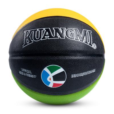 China Sports application size7 PU Kuangmi basketball color basketball indoor and outdoor basketball for sale