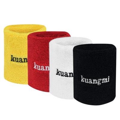 China Fanshion Kuangmi Wrist Guard Basketball Badminton Tennis Wrist Protector Wipe And Sprain Sweat Absorption Protective Gear for sale