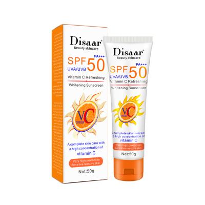 China Disaar Sunblock Anti - UVA / UVB Sunscreen Natural Whitening Sunscreen SPF 50 Cream for sale