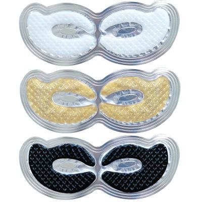 China Logo Crystal Collagen Eye Mask Moisturizing Anti Aging Wrinkle Eye Patches Customized byride for sale