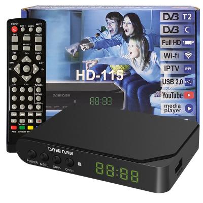 China Factory Sale HD-115A Direct Digital TV Box Dvb-t2 H.264 Set Top Box TV Dvb T2 T2 Tv Box 2022 for sale