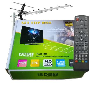 China OEM ISDB-T TV Receiver Box Converter TV Box Digital Terrestrial Set Top Box ISDB-T TV For Brazil, Chile, Ecuador ISDB-T for sale