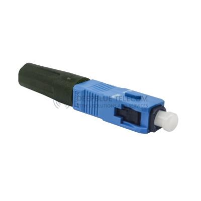 China Fiber Optic Termination FTTH Fiber optic fast connector UPC field easy installation SC SM connector for sale