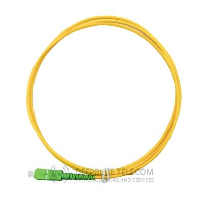 China FTTH FTTxFTTB Network FTTH Fiber optic cable SC APC 0.9mm Simplex Single Mode pigtail for sale