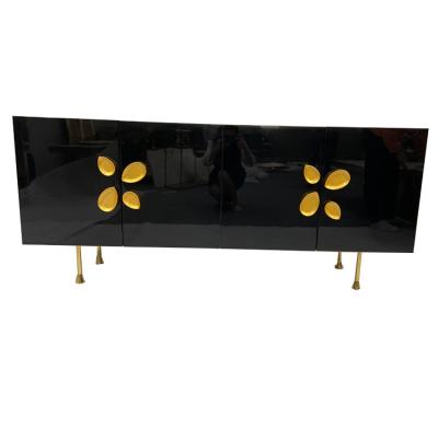 China Customized Modern Luxurious Wood Storage MDF Style Wooden TV Cabinet Living Room Furniture for sale