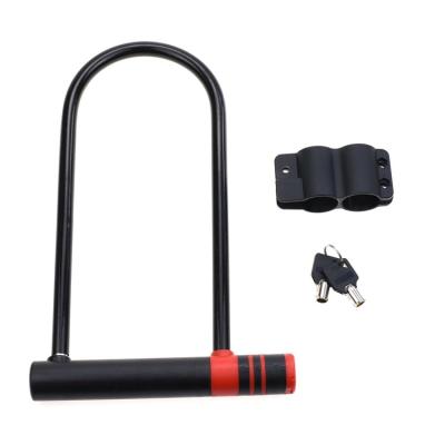 China Trailer Parts YH1376 Universal U Shaped Motor Bike Security Anti Theft Lock With 2 Keys for sale